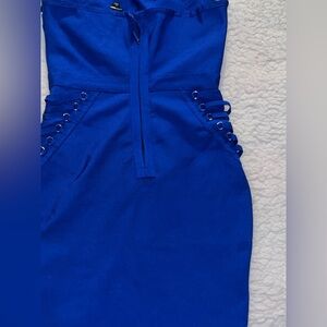 Fashion Nova Royal Blue Mini Dress